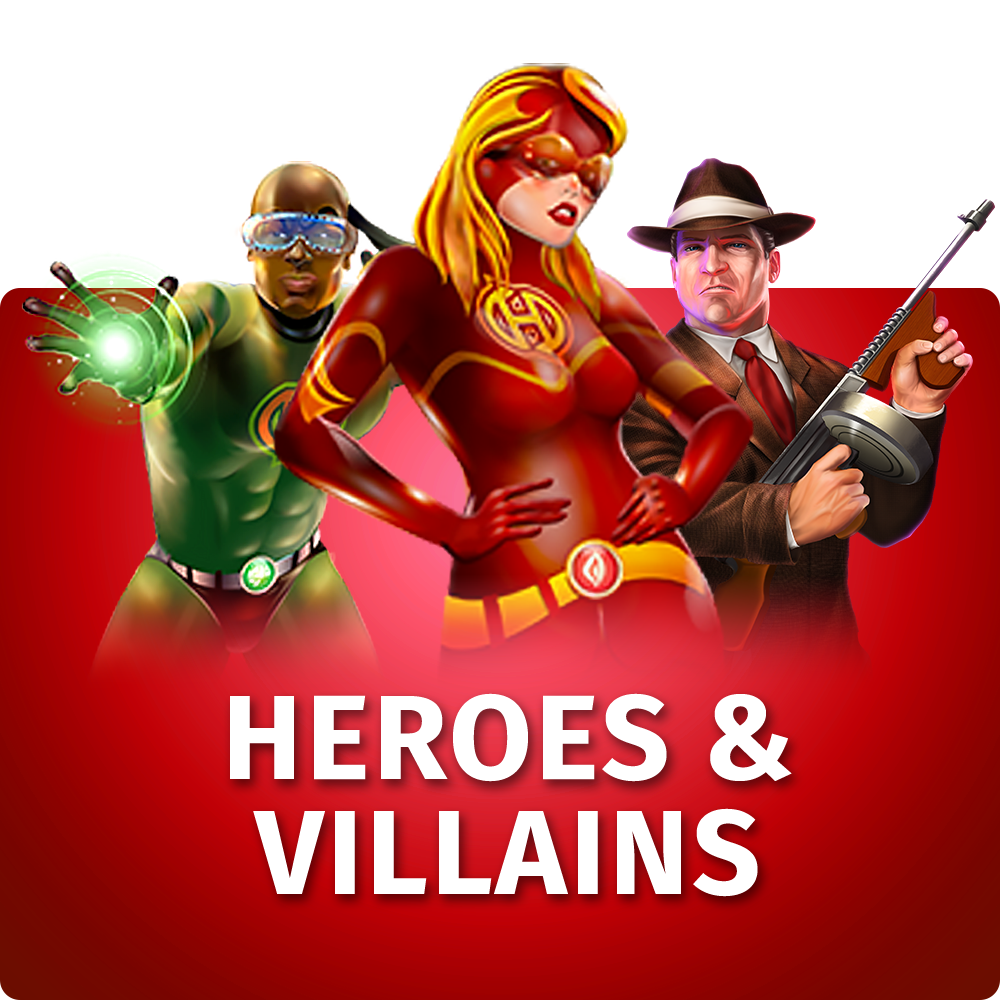 Play Heroes And Villains games on StarcasinoBE